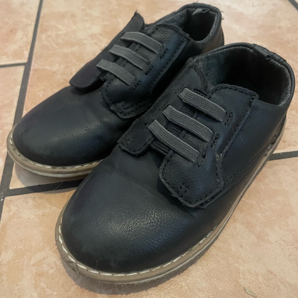 Cat & jack boys black dress shoes